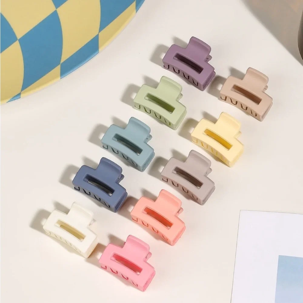 Colorful Mini Kids Hair Clips Set (10 pieces)